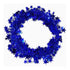 10pcs Christmas Wreath Decorations Festive Holiday Door Hanging Ornament Set - Blue