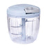 900ml Manual Meat Mincer Garlic Chopper Rotate Garlic Press Crusher Meat Grinder - Blue