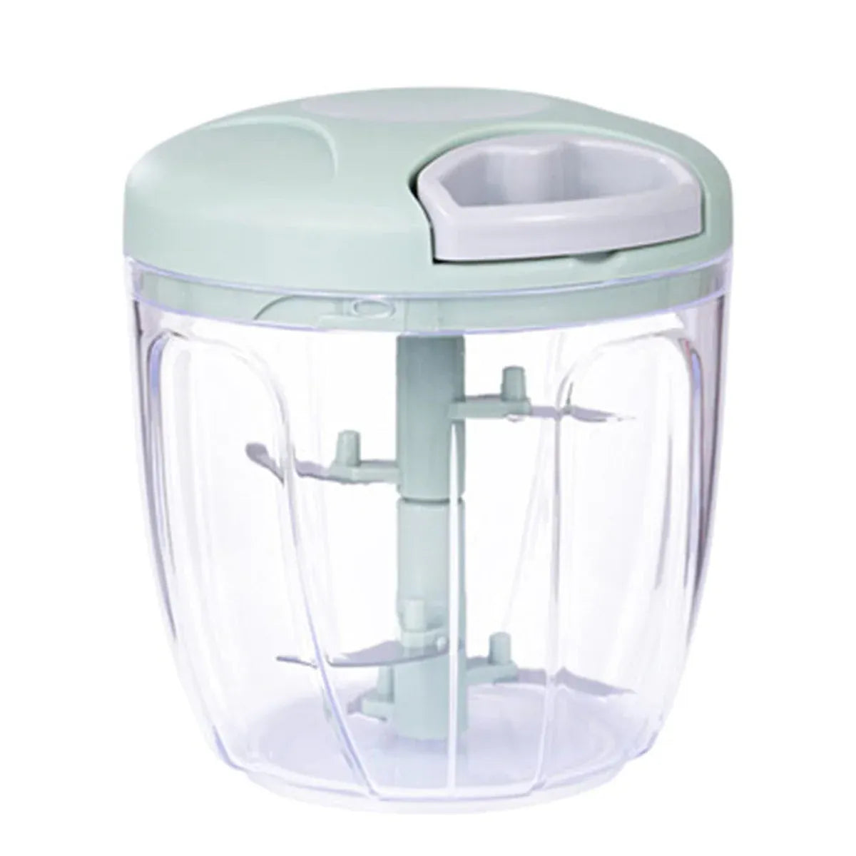 900ml Manual Meat Mincer Garlic Chopper Rotate Garlic Press Crusher Meat Grinder - Green