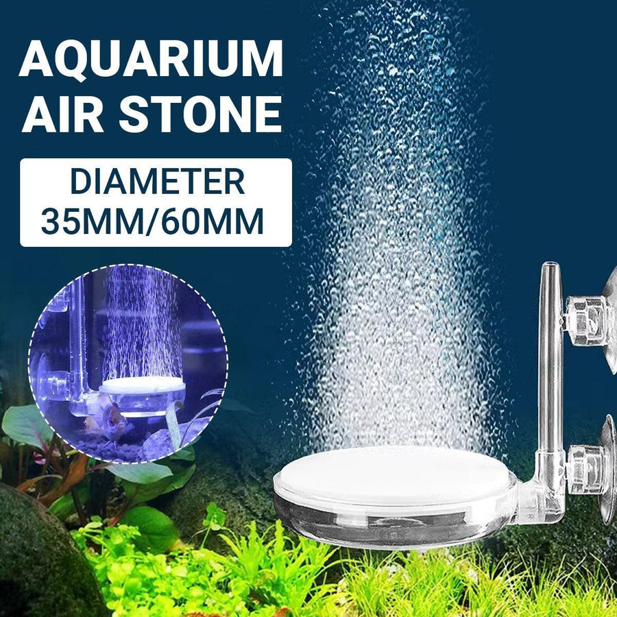 Quiet Bubble Stone Aerator Head Fish Tank Oxygen Pump Nano Air Disc Atomizer - Diameter 35MM