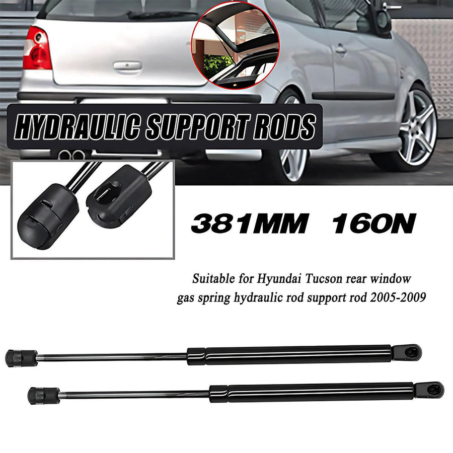 2x Gas Struts for Hyundai Tucson 2005-2009 Rear Window 381mm long 160N
