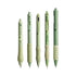 5pcs Quick Dry Ballpoint Pen Smooth Writing Instrument Office School Supplies - Green