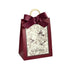 50PCS Gift Bags 3 Colours Aesthetic French Forest Theme Party Packing Bags - Wine Red