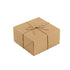 10Pcs Kraft Gift Boxes Set with Jute Rope 8x8x4 Inch Party Favour Packaging - Kraft