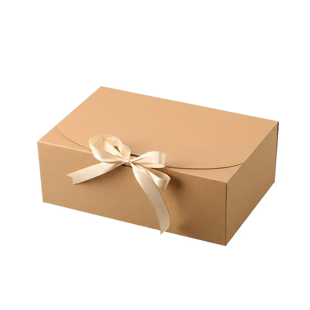 20 Pcs Holiday Party Gift Boxes Festive Packaging Box Set Foldable Kraft White - Kraft
