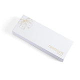 Chocolate Gift Box 5pcs Book Style Clamshell 12 Slot Hardbound Packaging Boxes - White