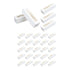 30 Pcs Kraft Paper Window Box Cardboard Gift Packaging Bakery Party Favour Box - White