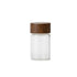 Mini Glass Storage Jars with Lids 6pcs Clear Bottles 3cm 3 5 7cm Option - 3x3x7cm