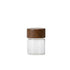Mini Glass Storage Jars with Lids 6pcs Clear Bottles 3cm 3 5 7cm Option - 3x3x5cm