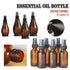 30-100Ml Amber Glass Essential Oil Spray Roller Bottles Mist Sprayer Containers - 30 ML 10PCS