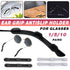 Silicone Eyeglasses Temple Hook Anti Slip Ear Grip Tips Holder for Glasses Spectacles - Transparent 2pairs