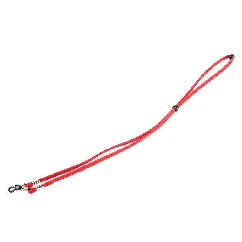 Adjustable Glasses Neck Strap Cord Lanyard for Spectacles and Reading Glasses - Red