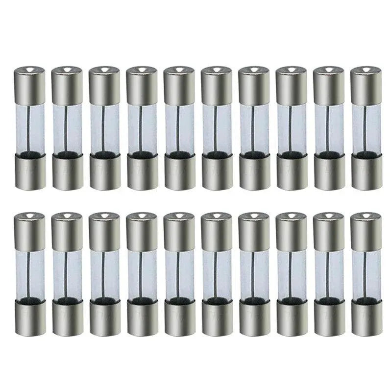 20Pcs M205 Glass Fuse 5Mm X 20Mm Slow Blow 250V / Select From 0.5A To 10A  Amp - 20PCS F4A