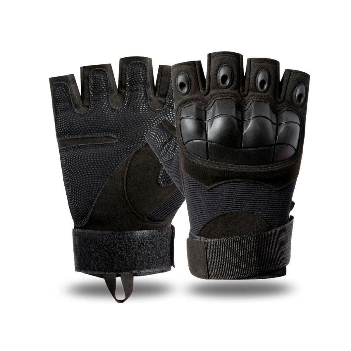Men Half Finger Gloves Cycling Sport Anti-Slip Durable Gym Training Gloves - M