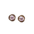 High Grade Elegant Pearl Earrings Fashion Jewelry Round Statement Earrings - Gold