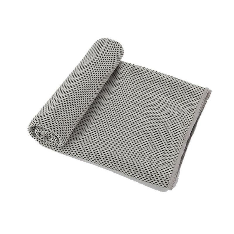 Cooling Towel Sports Ice Scarf Quick Dry Breathable Gym Fitness Golf 1pc - Grey