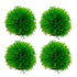 Aquarium Fish Tank Landscape Decoration Plastic Simulation Grass Flower Ball - Small-4pcs