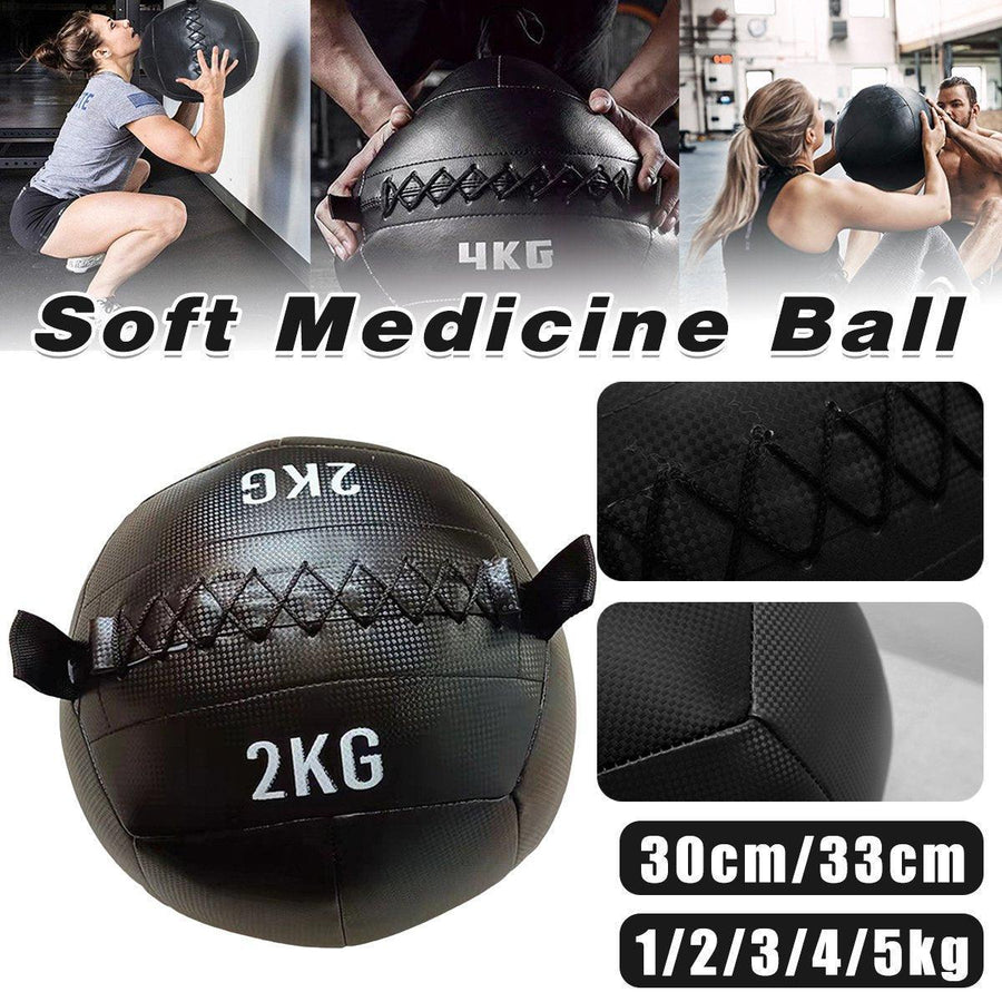 Non-Elastic Soft Squat Wall Ball for Solid Gravity and Balance Training Workouts - 5kg