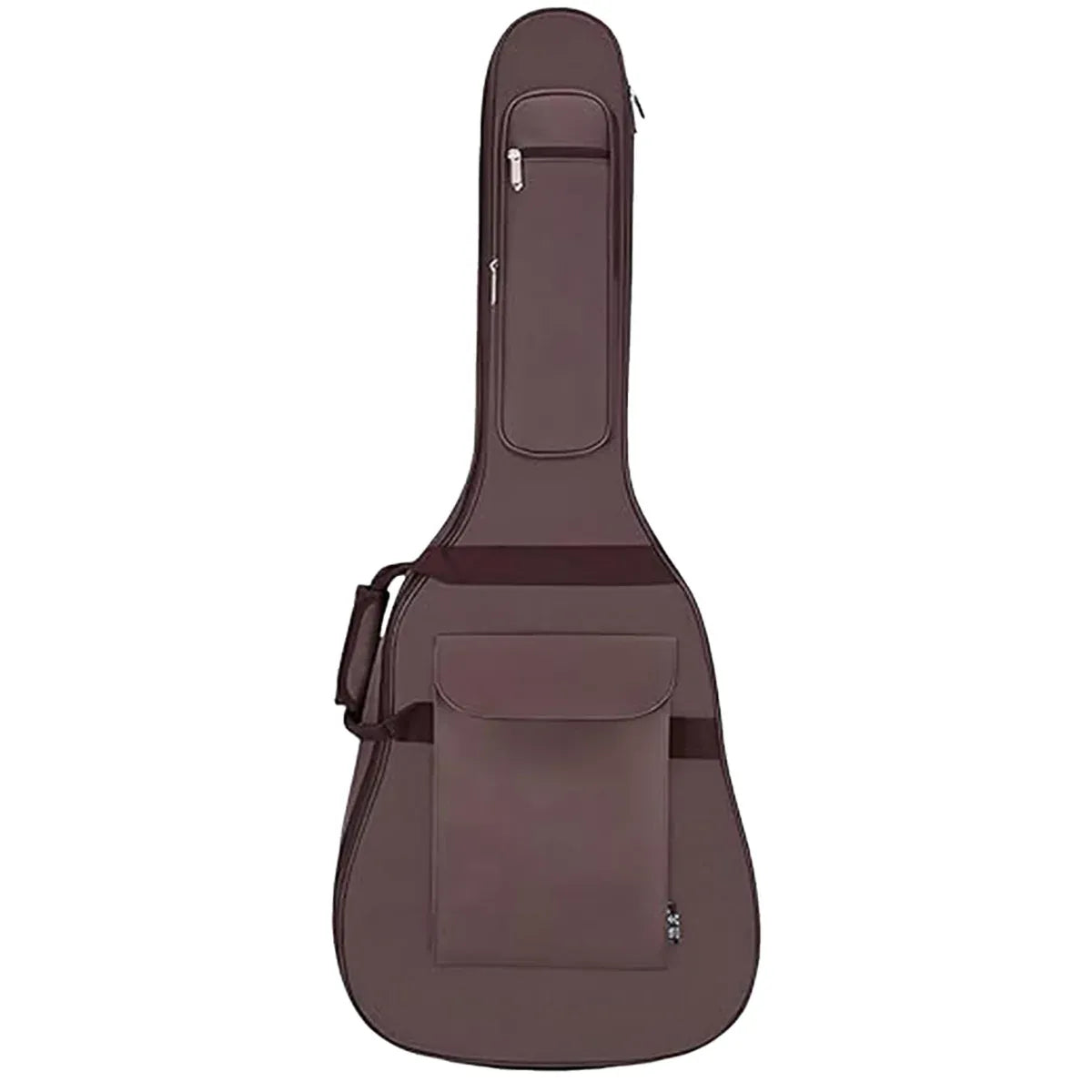 Waterproof Guitar Bag Musical for Guitars Protection Home Travel Gig Practice - Coffee