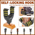 Guitar Stand Self Locking Hook Wall Mounted Hanger Guitar Hook Heavy Duty Holder