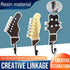 3pcs Guitar Theme Decorative Hooks Wall Mounted Hooks for Home and Office Use