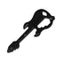 Portable Multi-Tool Key Chain Multi-functional Pocket Tool for Outdoor Camping - Black