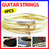 Acoustic Music Guitar Strings Steel Premium Light Universal 6 pcs Sent Free Pick