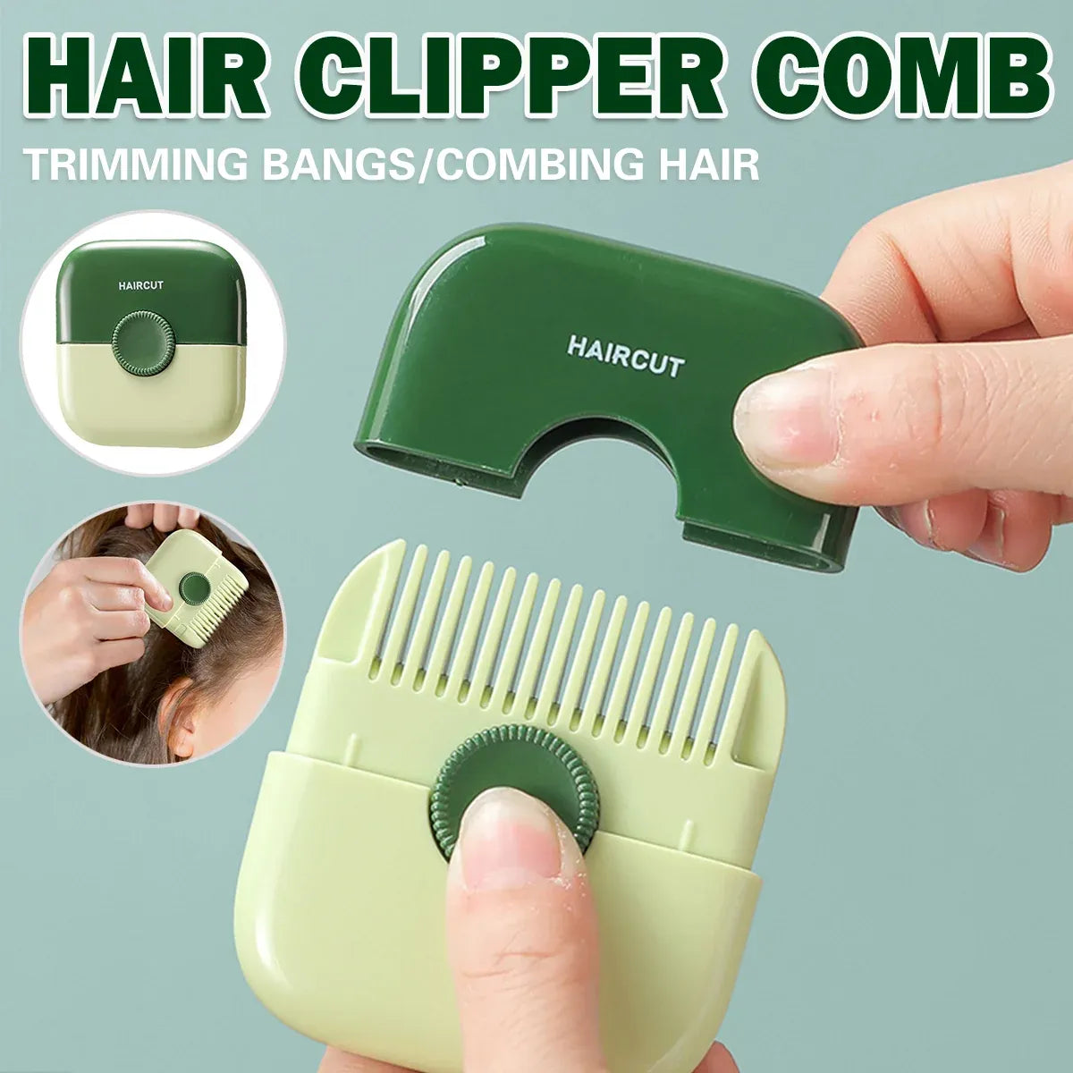 Hair Cut Comb Multifunctional Two in One Household Hair Cutting Artifact Tool