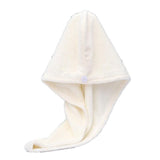 Fast Dry Hair Cap Wrap Towel Quick Drying Turban Bath Head Magic Wrap Hat Spa Au - White