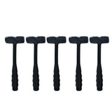 Portable Mini Plastic Hammer for Furniture Assembly and Decorative Use - Black