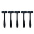 Portable Mini Plastic Hammer for Furniture Assembly and Decorative Use - Black