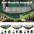 Camping Hammock Tent Set Double Outdoor Hanging Bed With Mosquito Net For Travel - Green