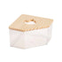 Transparent Acrylic Hamster Bathroom Dual Use Large Toilet Bath Sand Urine Basin - Five-pointed star
