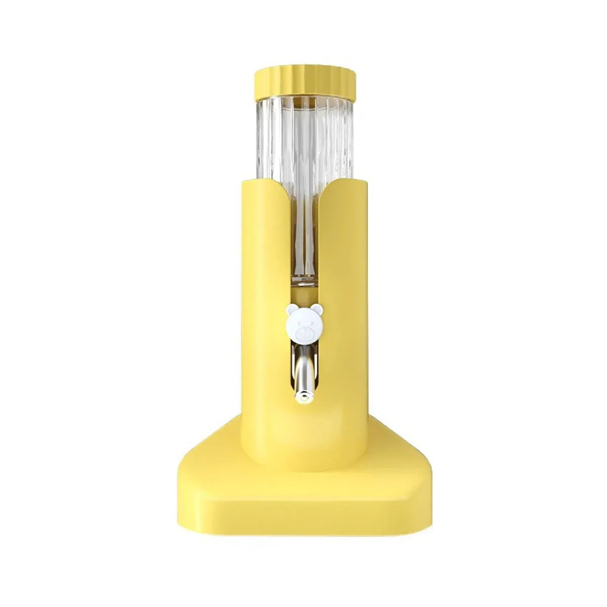 Hamster Water Dispenser Kettle Large Leak Proof Bracket Pet Drinking Supplies - Yellow
