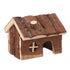 Wooden Hamster House Pet Nest Durable Small Animal Shelter for Home Cage Use - L
