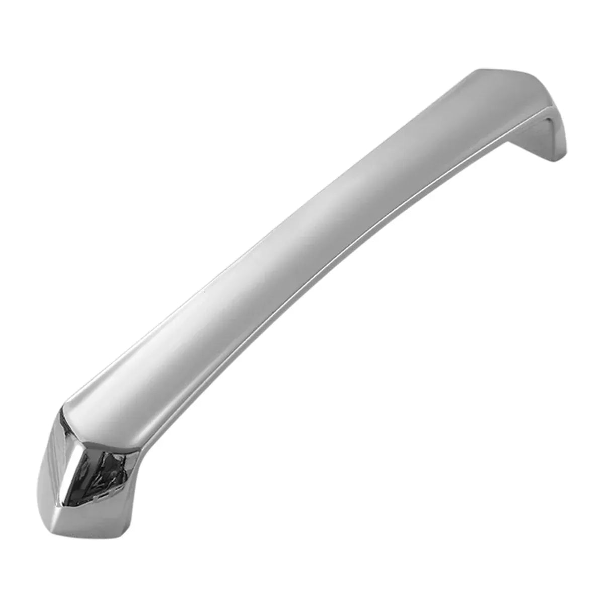 Cabinet Door Handle Bright Silver Modern Simple Wardrobe Kitchen Bathroom Pull - 192mm