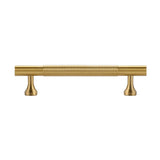 6 Sizes Gold Cabinet Door Handle Light Luxury Bronze Pull for Wardrobe Drawer - 128mm-Hole Distance