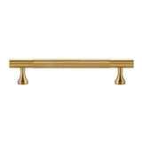 6 Sizes Gold Cabinet Door Handle Light Luxury Bronze Pull for Wardrobe Drawer - 160mm-Hole Distance