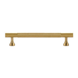 6 Sizes Gold Cabinet Door Handle Light Luxury Bronze Pull for Wardrobe Drawer - 192mm-Hole Distance
