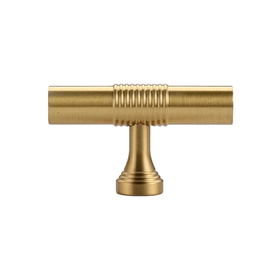 6 Sizes Gold Cabinet Door Handle Light Luxury Bronze Pull for Wardrobe Drawer - Single Hole