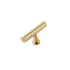 American Style Closet Handle Drawer Pull Cabinet Door Handle Vintage Bronze Knob - Gold - 56mm