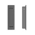 Tatami Silver Drawer Handle Embedded Rotating Concealed Cabinet Pull Invisible - Grey