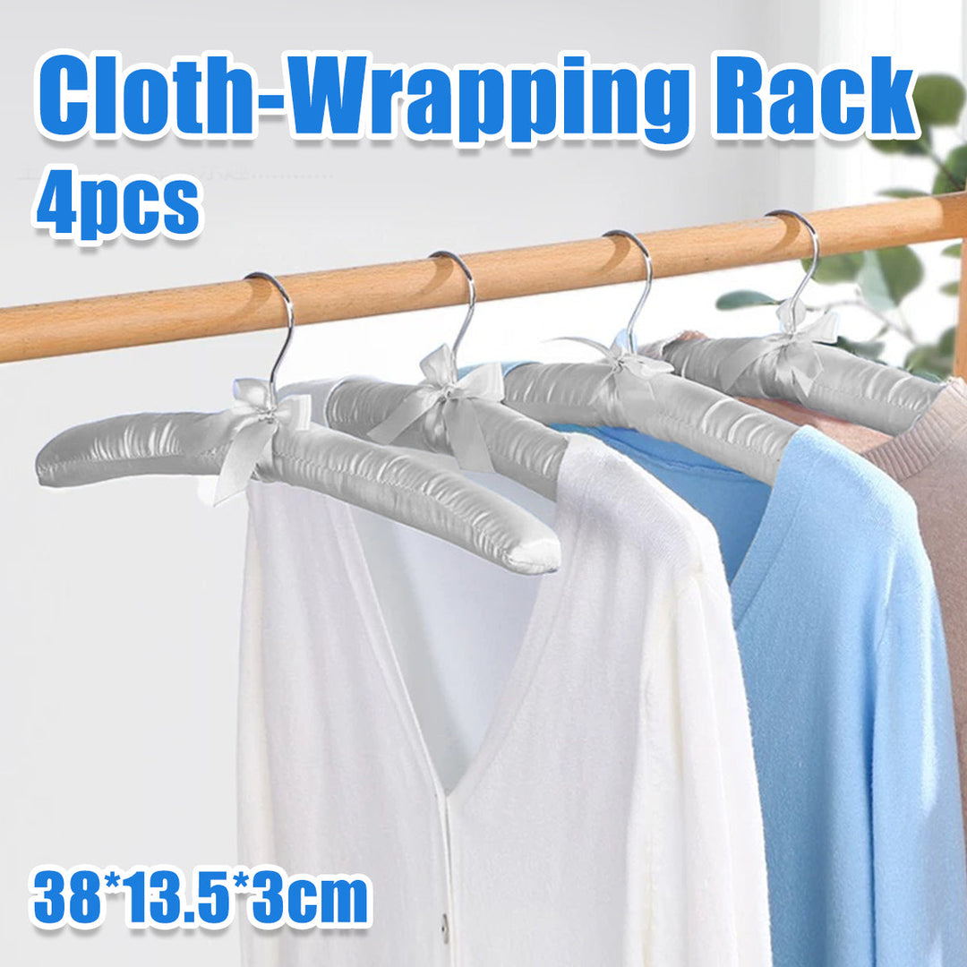 4pcs Fabric Clothes Rack Hanger Drying Rack for Home Laundry Garment Indoor
