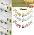 Happy Birthday Party Banner Decorations in Rose Gold Silver or Gold Bunting Garland - Rose Gold
