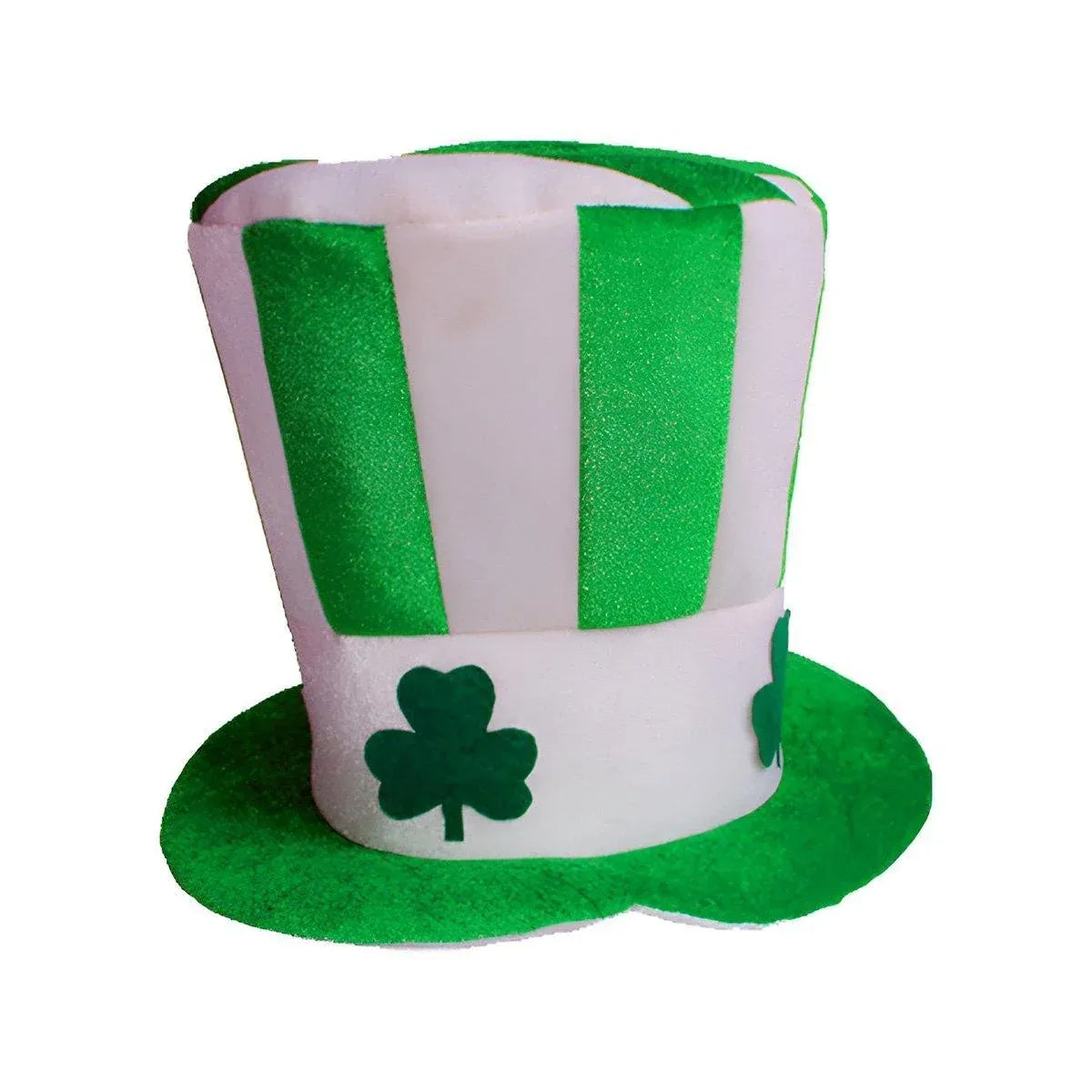 St Patricks Day Hat Festival Party Digital Print Irish Green Shamrock Cap - B