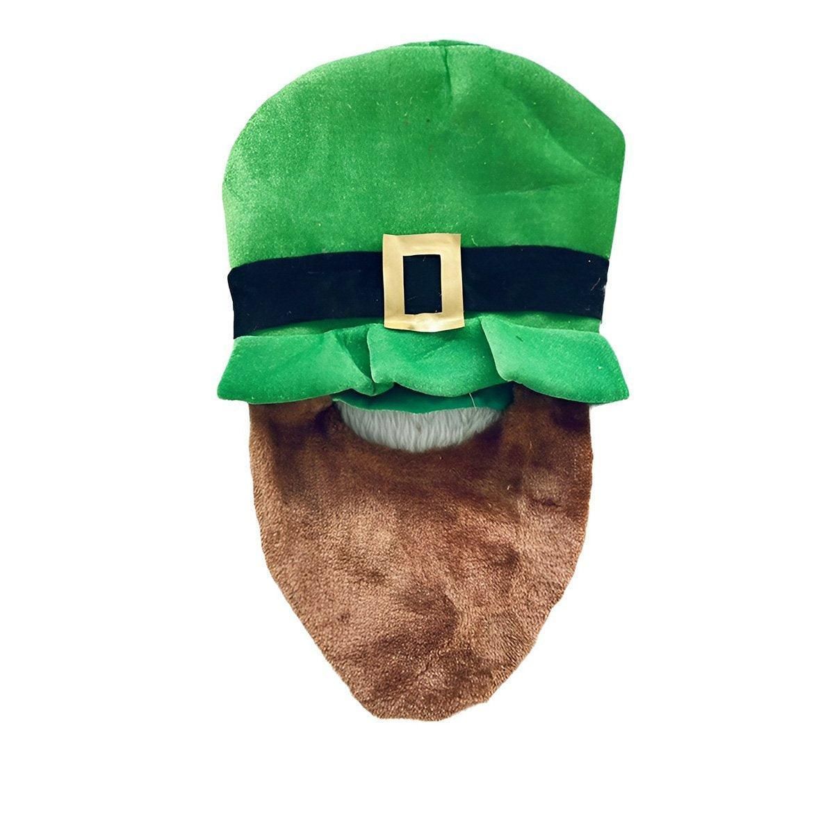 St Patricks Day Hat Festival Party Digital Print Irish Green Shamrock Cap - C