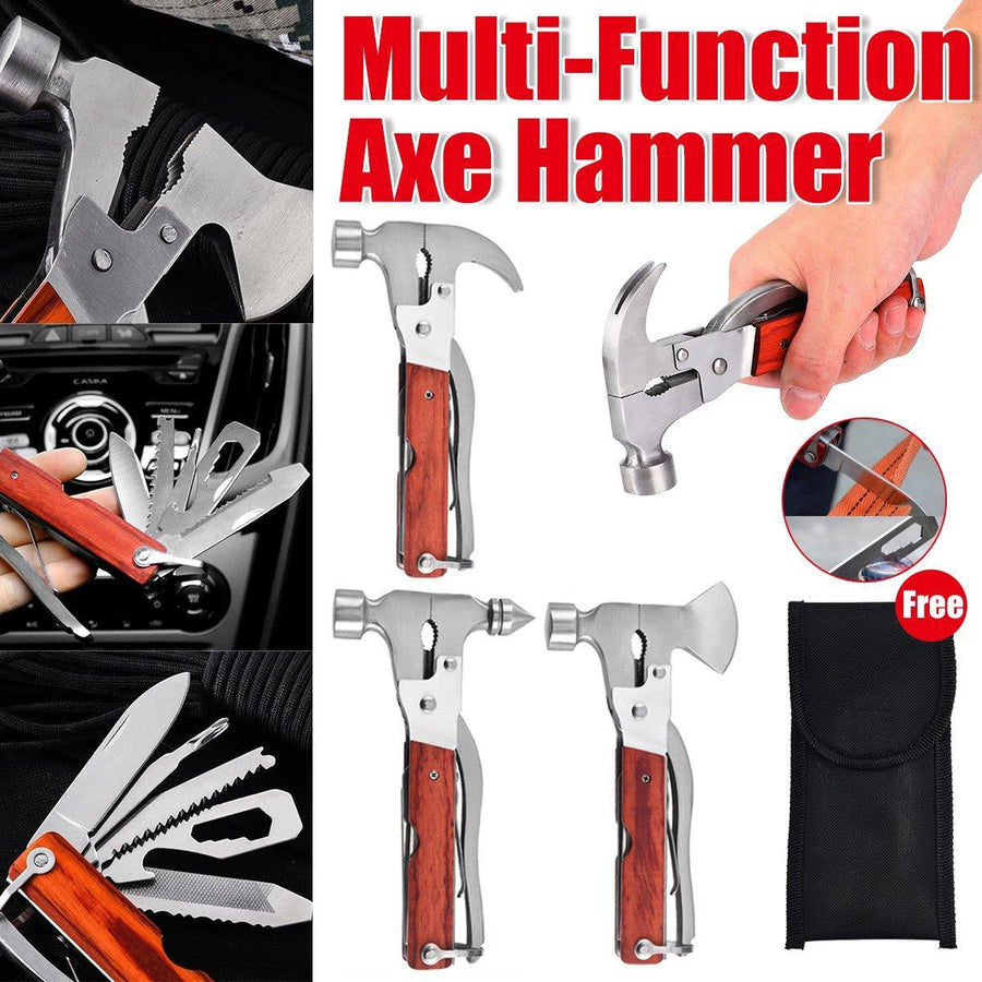 Multifunctional Axe Hammer Portable Outdoor Tool Versatile Camping Equipment - Hatchet