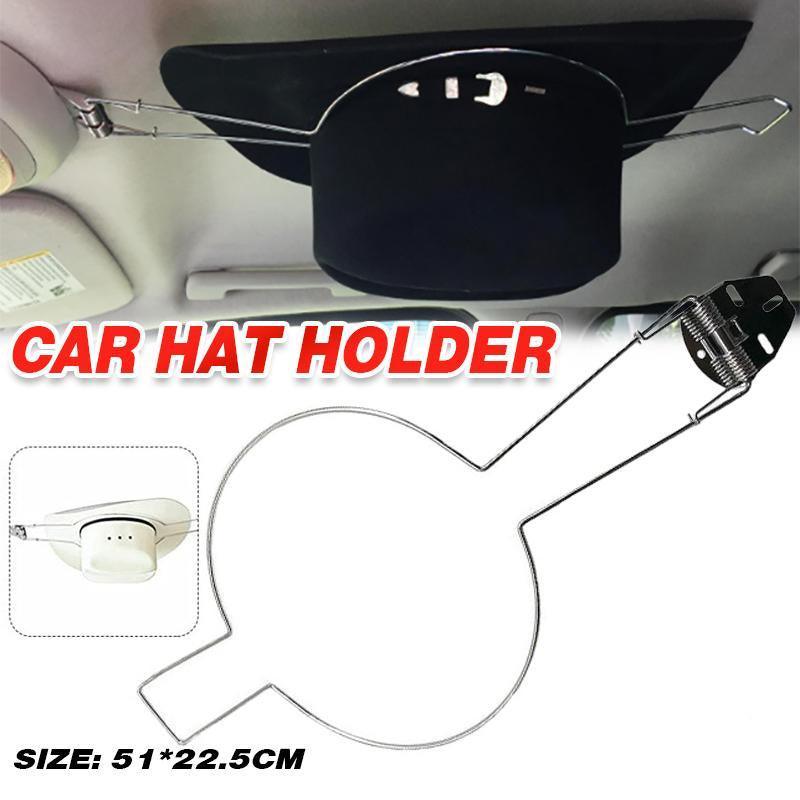 Car Hat Holder Spring Loaded Rack for Akubra Hard Hat Riding Helmet Storage