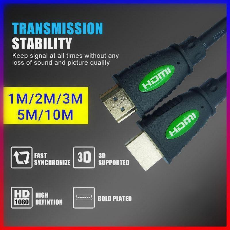 1-5M HDMI V2.0 Cable 4K Ultra HD 1080P 3D & High-Speed Ethernet - 3M