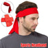 Red Sports Headband Quick Dry Sweat Absorbent Breathable Running Outdoor Fitness